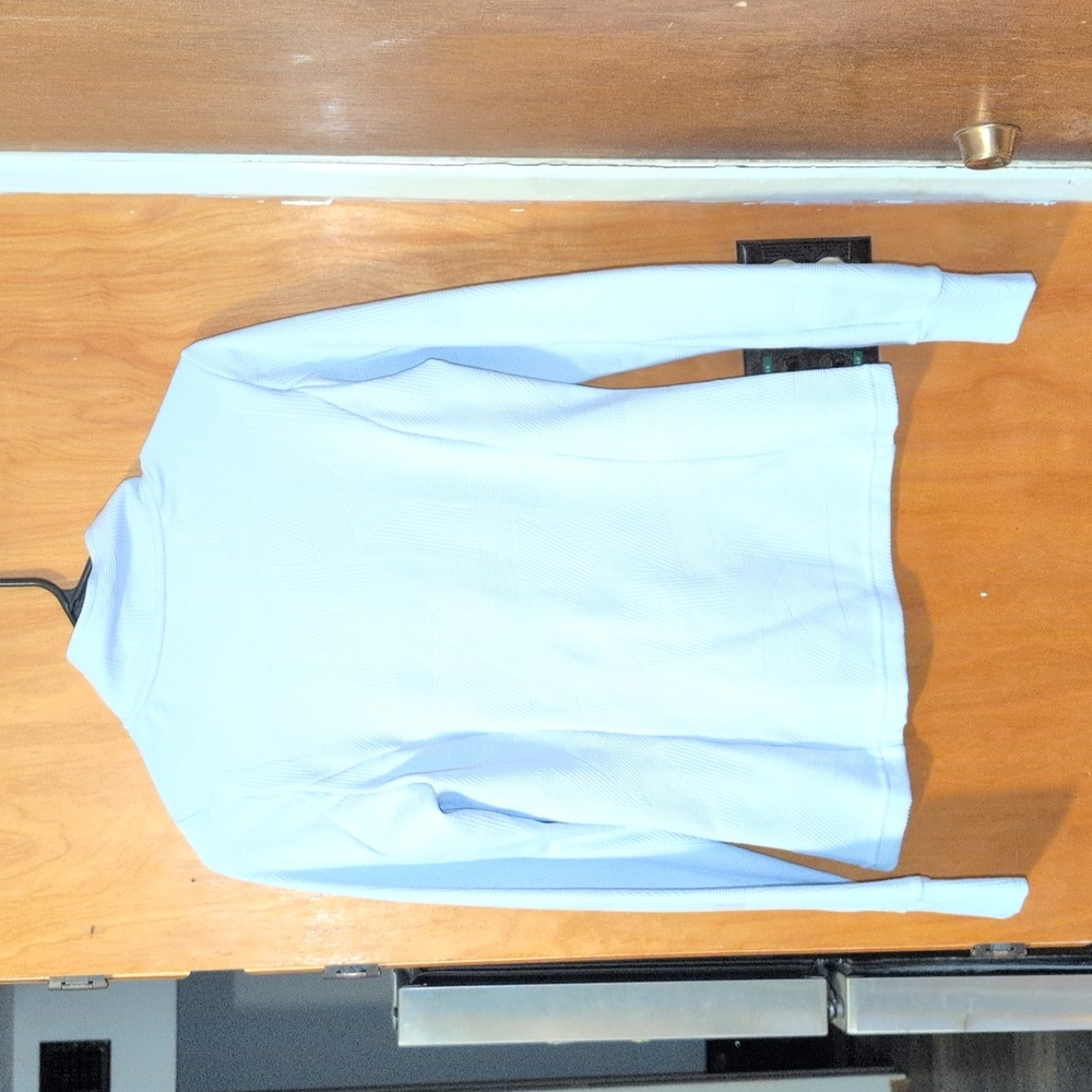 Active wear Light Blue Zip-Up Jacket - Picture 2 of 5
